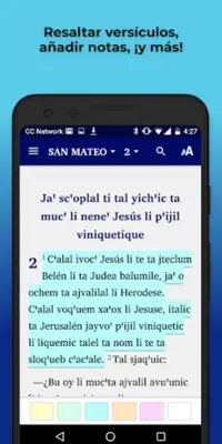 Tzotzil San Andrés Bible android App screenshot 0